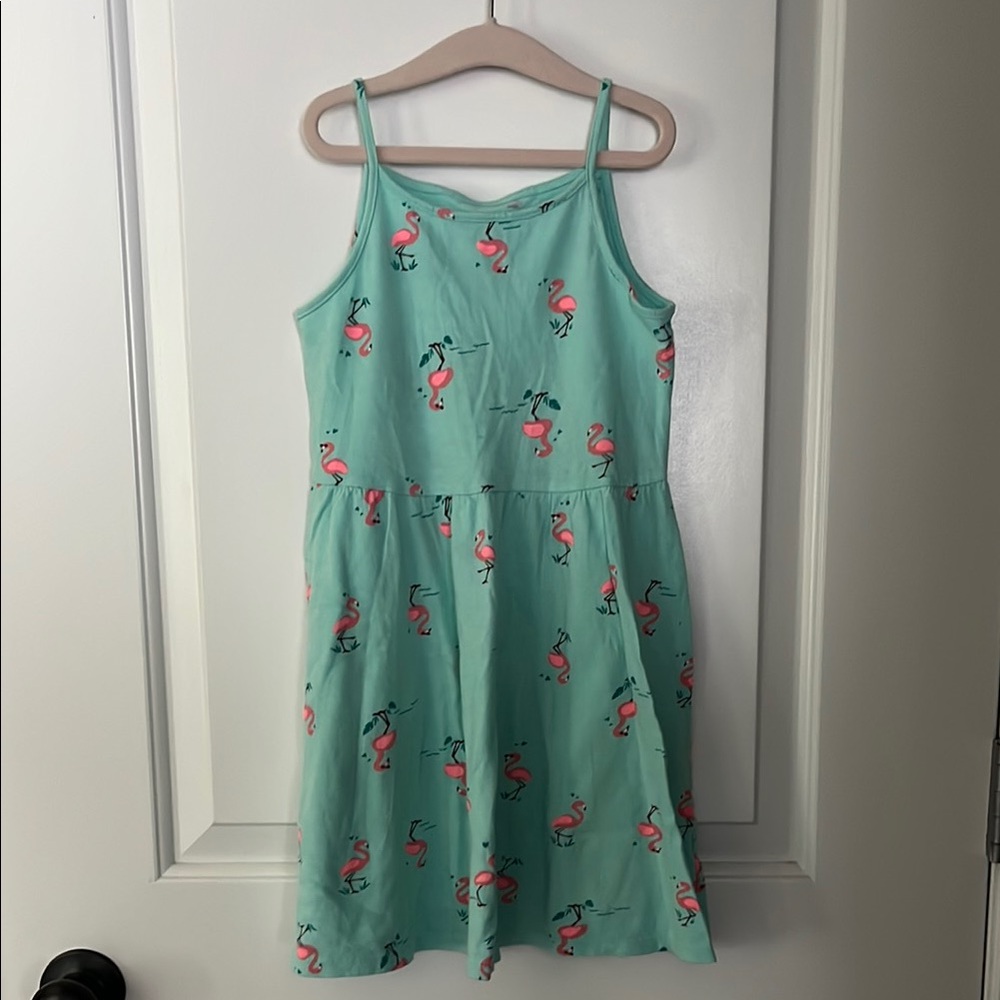Jumping Beans all day play flamingo tank dress